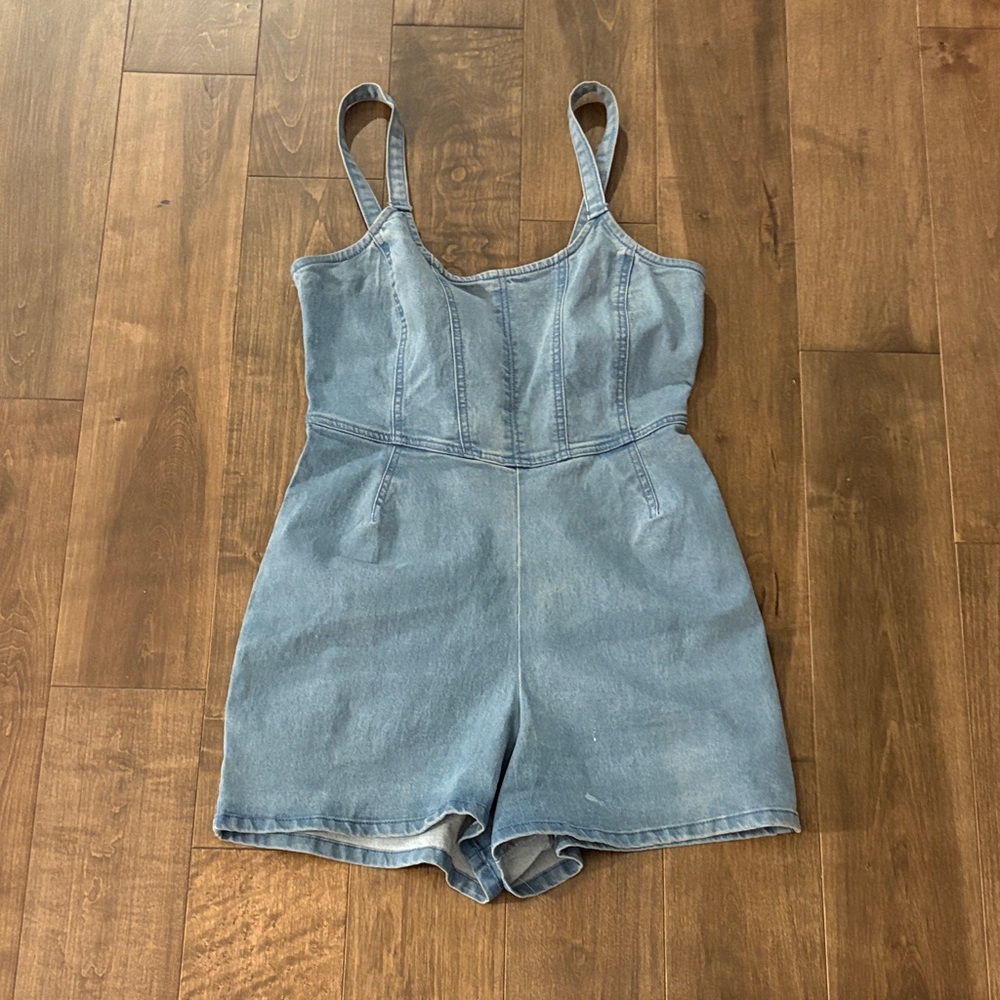 Cutest Denim Blue Romper